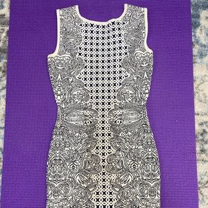 BCBG bodycon pattern dress